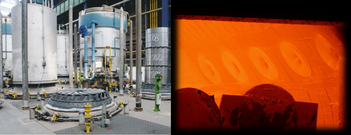 Bonnet annealing (source tkR) and forge furnace